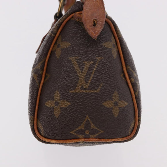LOUIS VUITTON Monogram Mini Speedy Hand Bag M41534 LV Auth 189530