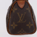 LOUIS VUITTON Monogram Mini Speedy Hand Bag M41534 LV Auth 189530-4