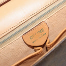 CELINE Macadam Canvas Shoulder Bag PVC Leather Brown Gold Auth 189539A-19