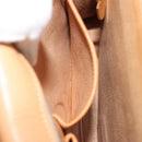 CELINE Macadam Canvas Shoulder Bag PVC Leather Brown Gold Auth 189539A-23