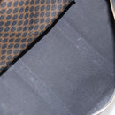 CELINE Macadam Canvas Boston Bag PVC Leather Black Gold Auth 189541A-11