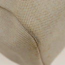 HERMES Herbag A Dos Backpack Canvas 2way Beige Silver Auth 189543-17
