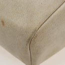 HERMES Herbag A Dos Backpack Canvas 2way Beige Silver Auth 189543-18