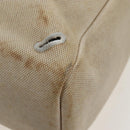 HERMES Herbag A Dos Backpack Canvas 2way Beige Silver Auth 189543-8