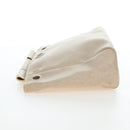HERMES Herbag A Dos Backpack Canvas 2way Beige Silver Auth 189543-30