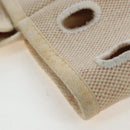 HERMES Herbag A Dos Backpack Canvas 2way Beige Silver Auth 189543-31