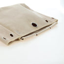 HERMES Herbag A Dos Backpack Canvas 2way Beige Silver Auth 189543-33