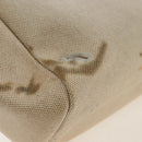 HERMES Herbag A Dos Backpack Canvas 2way Beige Silver Auth 189543-38