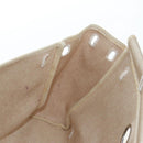 HERMES Herbag A Dos Backpack Canvas 2way Beige Silver Auth 189543-41