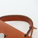 HERMES Herbag A Dos Backpack Canvas 2way Beige Silver Auth 189543-14