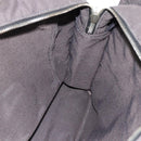 HERMES Her Line MM Hand Bag Canvas Gray Silver Auth 189544-18