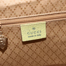 GUCCI Bamboo Backpack Suede Green Gold 003 8030 Auth 189546A-21