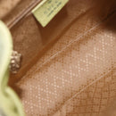 GUCCI Bamboo Backpack Suede Green Gold 003 8030 Auth 189546A-11