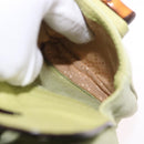 GUCCI Bamboo Backpack Suede Green Gold 003 8030 Auth 189546A-26