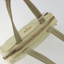 PRADA Hand Bag Nylon Ivory Gold Auth 189552A-6