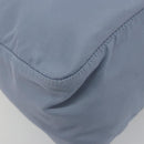 PRADA Shoulder Bag Nylon Light Blue Silver Auth 189553A-13