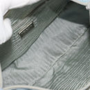 PRADA Shoulder Bag Nylon Light Blue Silver Auth 189553A-20
