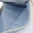 PRADA Shoulder Bag Nylon Light Blue Silver Auth 189553A-25
