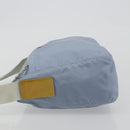 PRADA Shoulder Bag Nylon Light Blue Silver Auth 189553A-6