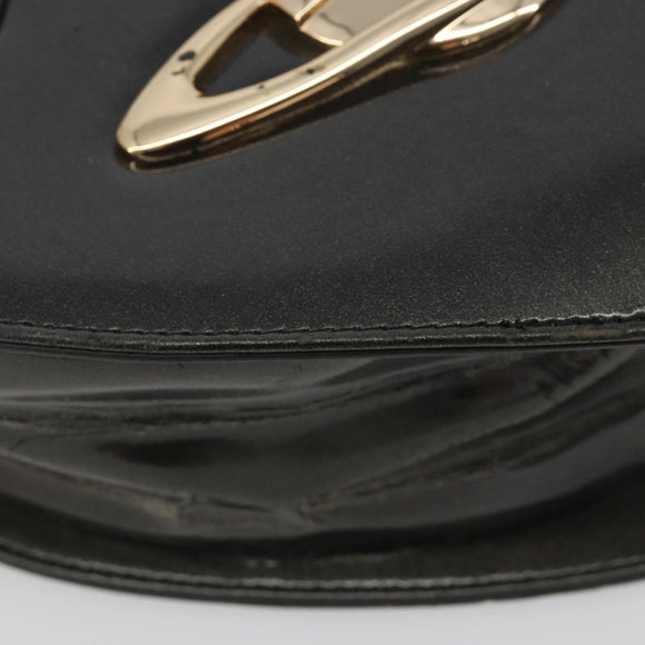 Vivienne Westwood Shoulder Bag Patent leather 2way Gray Gold Auth 189555
