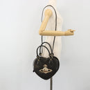 Vivienne Westwood Shoulder Bag Patent leather 2way Gray Gold Auth 189555-25