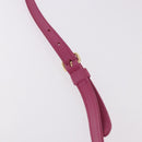 Miu Miu Matelasse Arcadi Small Hand Bag Leather 2way Pink Gold Auth 189560SM-15