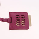 Miu Miu Matelasse Arcadi Small Hand Bag Leather 2way Pink Gold Auth 189560SM-21