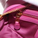 Miu Miu Matelasse Arcadi Small Hand Bag Leather 2way Pink Gold Auth 189560SM-25