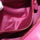 Miu Miu Matelasse Arcadi Small Hand Bag Leather 2way Pink Gold Auth 189560SM-26