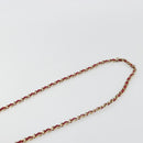 CHANEL Matelasse Chain Shoulder Bag Lamb Skin Red Gold CC Auth 189561-14