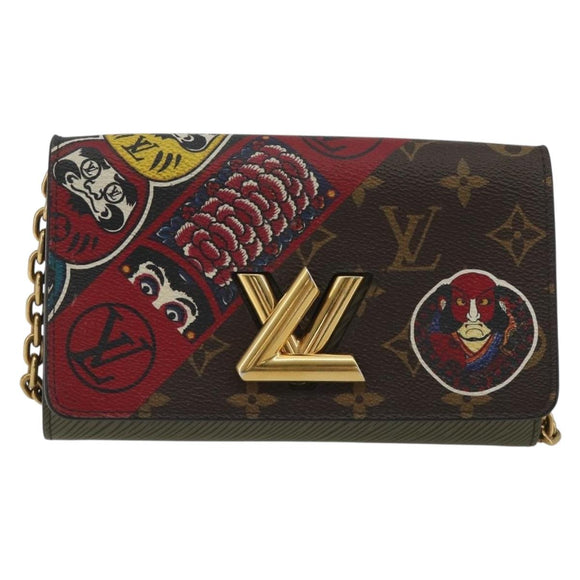 LOUIS VUITTON Monogram Kabuki Epi Portefeuille Twist Wallet M67260 Auth 189564SM