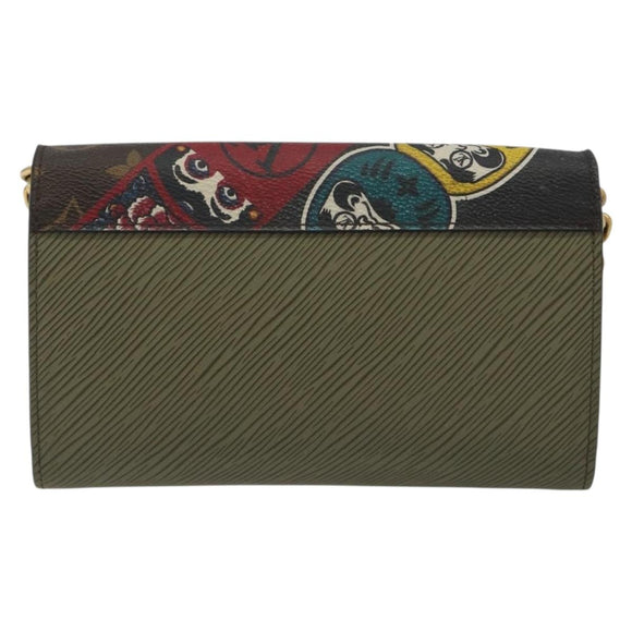 LOUIS VUITTON Monogram Kabuki Epi Portefeuille Twist Wallet M67260 Auth 189564SM