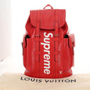 LOUIS VUITTON Epi Christopher PM Backpack LV × Supreme Red M53414 Auth 189566SM-12