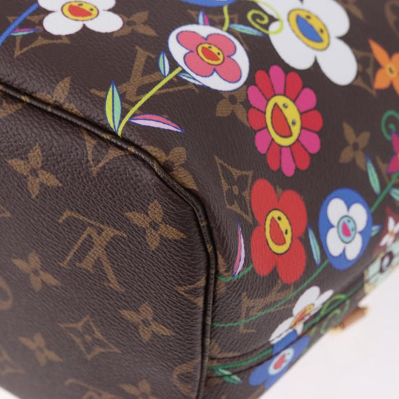 LOUIS VUITTON Monogram Flower Neverfull MM Tote Bag M13271 LV Auth 189567SM