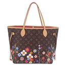 LOUIS VUITTON Monogram Flower Neverfull MM Tote Bag M13271 LV Auth 189567SM-13