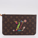 LOUIS VUITTON Monogram Flower Neverfull MM Tote Bag M13271 LV Auth 189567SM-23