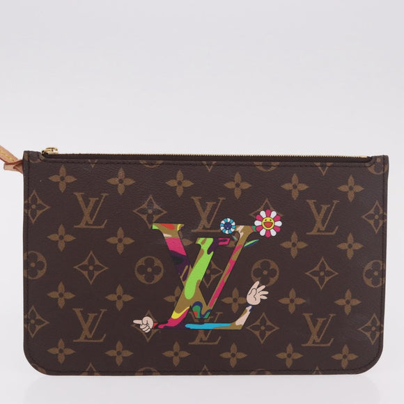 LOUIS VUITTON Monogram Flower Neverfull MM Tote Bag M13271 LV Auth 189567SM