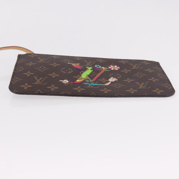LOUIS VUITTON Monogram Flower Neverfull MM Tote Bag M13271 LV Auth 189567SM