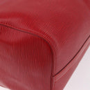 LOUIS VUITTON Epi Speedy 35 Hand Bag Castilian Red M42997 LV Auth 189568SV-16