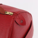 LOUIS VUITTON Epi Speedy 35 Hand Bag Castilian Red M42997 LV Auth 189568SV-18