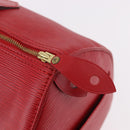 LOUIS VUITTON Epi Speedy 35 Hand Bag Castilian Red M42997 LV Auth 189568SV-9