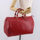 LOUIS VUITTON Epi Speedy 35 Hand Bag Castilian Red M42997 LV Auth 189568SV-23