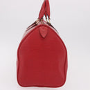 LOUIS VUITTON Epi Speedy 35 Hand Bag Castilian Red M42997 LV Auth 189568SV-4