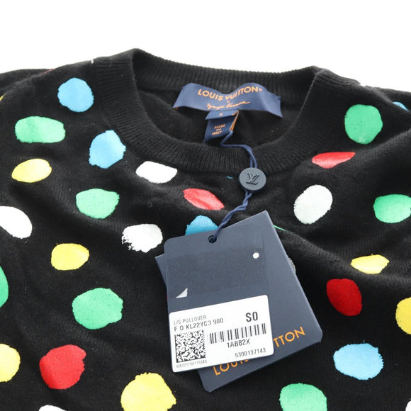 LOUIS VUITTON LVxYK Sweater Cashmere S Multicolor LV Auth 189569SAM
