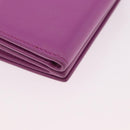 BALENCIAGA Compact Wallet Leather Pink Silver 558208 Auth 189571M-15