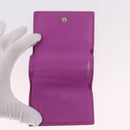 BALENCIAGA Compact Wallet Leather Pink Silver 558208 Auth 189571M-8