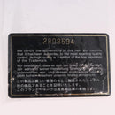 CHANEL COCO Mark Pouch Leather Black Gold CC Auth 189572-11