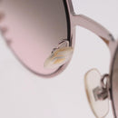 FENDI Sunglasses metal Pink Gold Auth 189574M-11