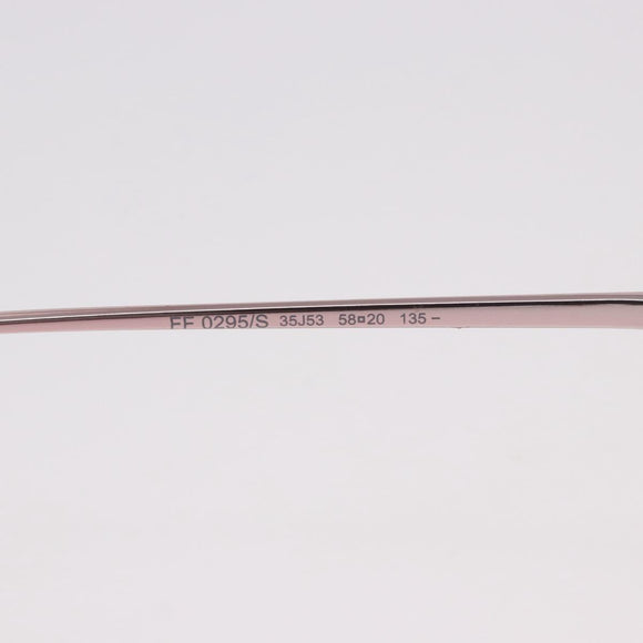 FENDI Sunglasses metal Pink Gold Auth 189574M
