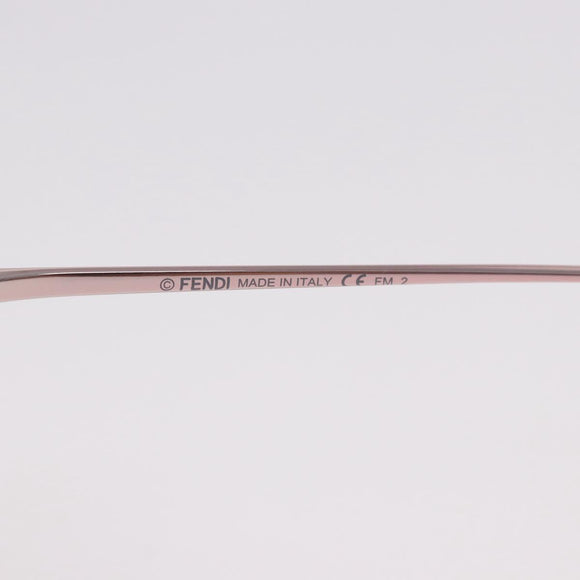 FENDI Sunglasses metal Pink Gold Auth 189574M